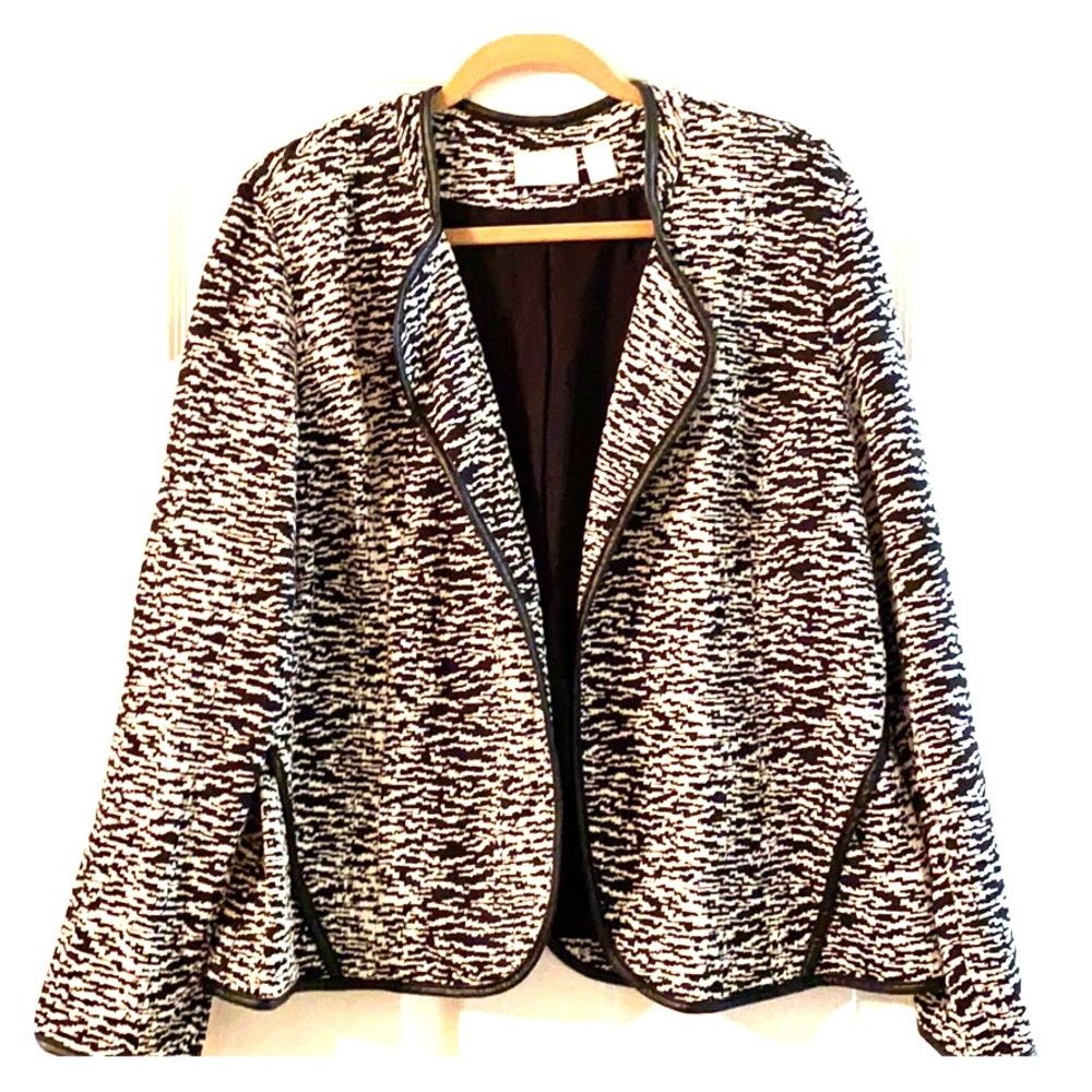 Chico’s Black & White Jacket - worn once